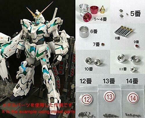 For PG 1/60 RX-0 Unicorn Gundam Final Battle Ver. Metal For PG 1/60 RX-0 Unicorn Gundam Final Battle Ver. Metal