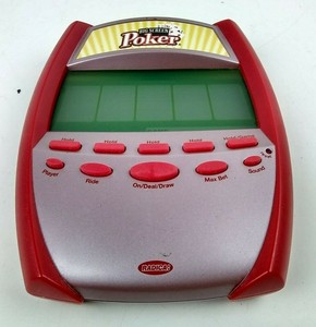 big screen poker handheld game