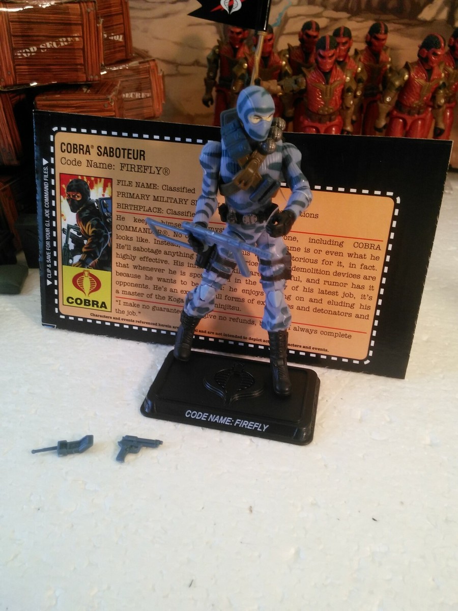 Firefly vs G.I. Joe Troopers: 2008 Cobra Saboteur: FIREFLY(v16