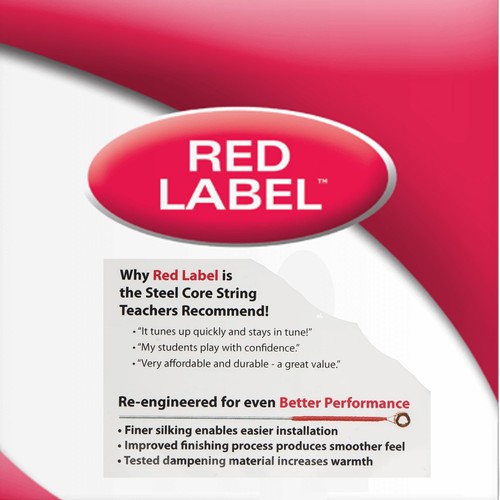Super Sensitive Bulk Red Label Violin E Single String 4/4 Medium Bulk 10-packs - Picture 3 of 3