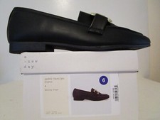 A New Day Womens Carolyn Flats Casual Dress Slip On Loafers Black Size 6