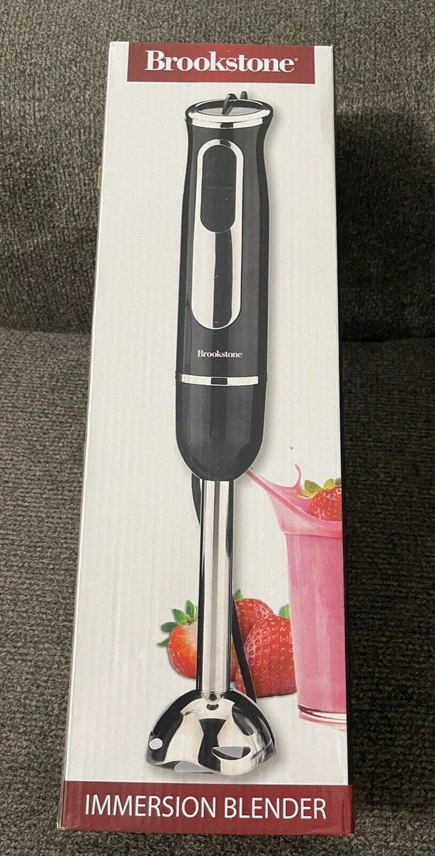 BROOKSTONE MULTIFUNCTIONAL ELECTRIC 8 SPEED 500W IMMERSION BLENDER  