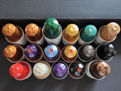 199 Nespresso-Kaffeekapseln 15 versch. Farben leer gereinigt Basteln, Set 6