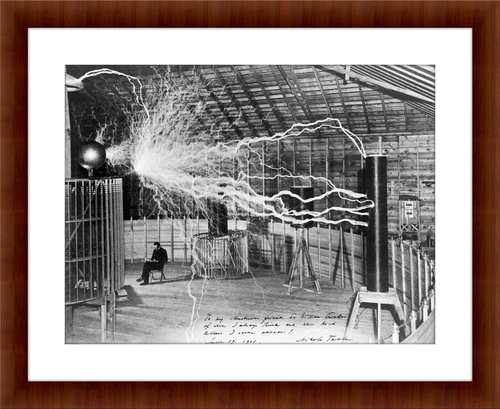 Nikola Tesla Colorado Springs William Crookes Postcard Photo Wall Art