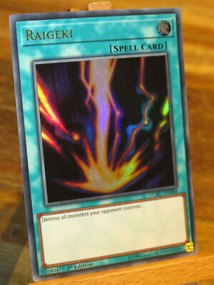 YU-GI-OH! Raigeki Platinum Secret Rare - 1. Edition Einzelkarte Aus Quarter Century Bonanza Set, Sammlerkarte