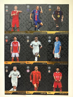 Topps Match Attax 24/25 Champions League 2024/2025 - BLACK EDGE EDITION BE 1 - 9