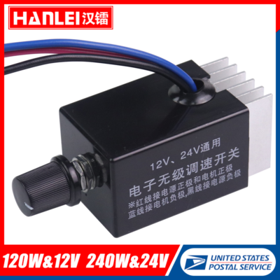 #ad #ad DC 12V 24V Motor Speed Controller Switch Car Truck Fan Heater Control Defroster $7.82
