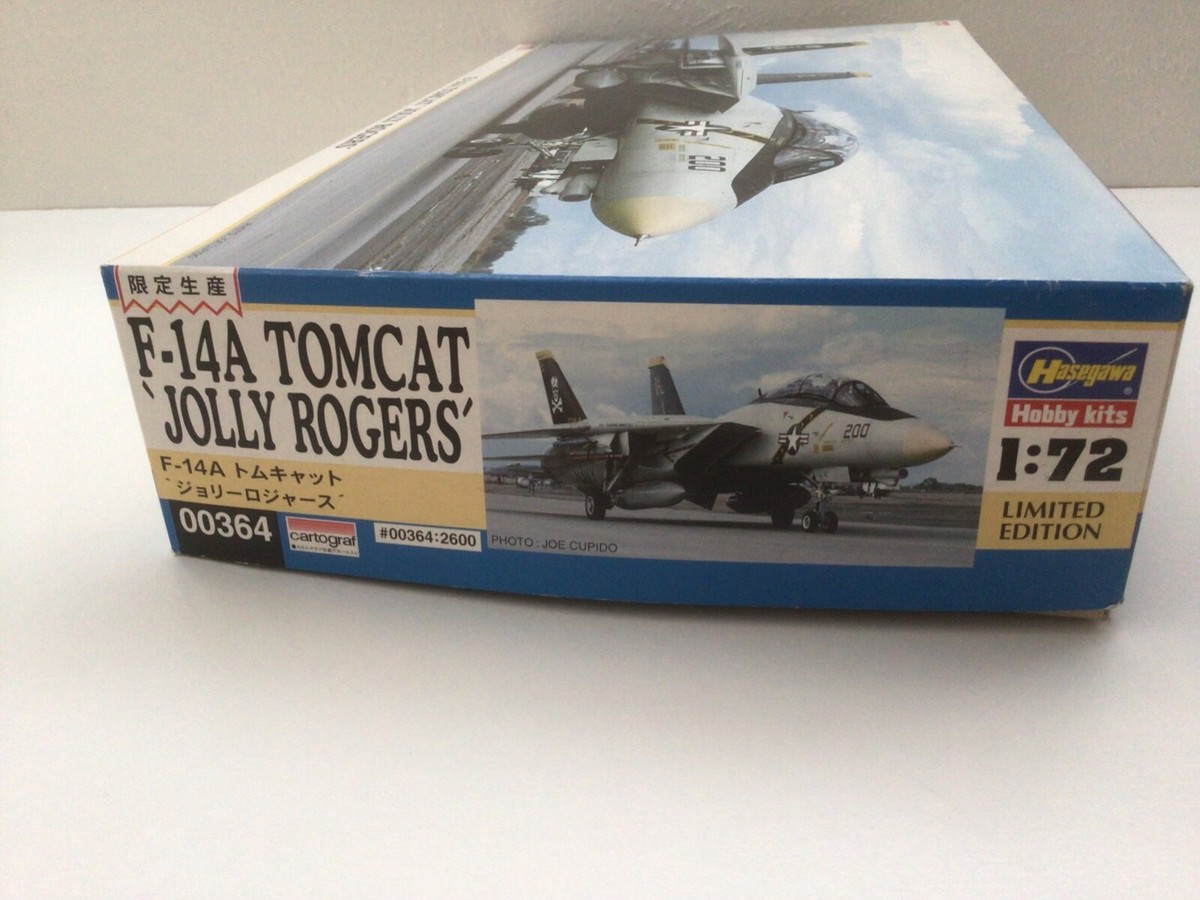 NEW*LIMITED EDITION F-14A Tomcat Jolly Rogers 00364 Hasegawa
