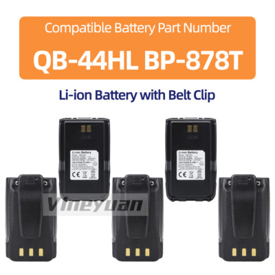 5PC 7.4V 3250mah Replacement Battery For Anytone Atd878uv Plus D878uv D868uv
