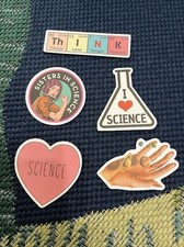 Science Sticker Bundle - Comes With 5 Stickers - Option 1