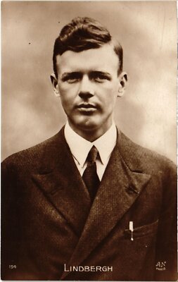 PC AVIATION PILOT AVIATOR LINDBERGH (a54575)