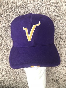 Vintage Nike Minnesota Vikings Sideline Purple V Wool 7 3 8 Fitted Hat Vtg Euc Ebay