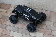 Custom Body Police Sheriff for V1  Traxxas Maxx 1/10 Shell Cover eMaxx