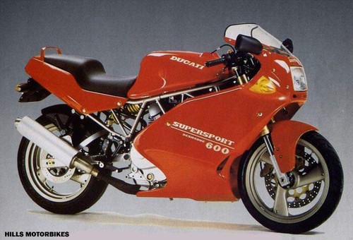 Ducati 600 SS 1997 mango de agarre riel rozado - Imagen 4 de 9