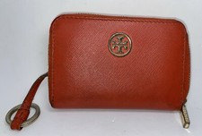 Tory Burch Mini Coin Purse Wallet Chain Red O...