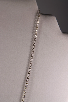 み*】様 K18、18K GP、Silver、925。 Vintage 18KGP Necklace 18K White Gold-Plated Belcher/Cable Chain