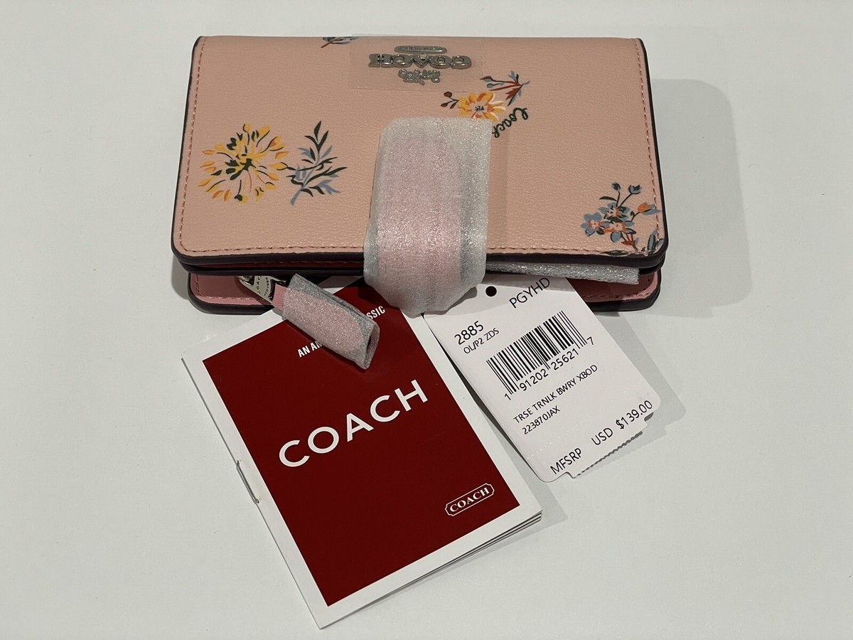 Coach CAR09 Double Zip Wallet 花柄 COACH® Outlet | Double Zip Wallet With Signature Canvas With