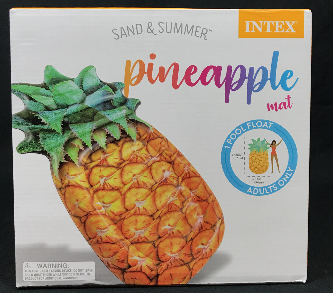 intex pineapple mat