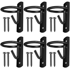 6 Pcs Bucket Hooks for Horses Equestrian Bucket Hook Metal Water Bucket Hange...