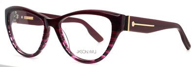 JASON WU Savi BRGST Purple Womens Cat Eye Full Rim Eyeglasses 52-16-138 B:40
