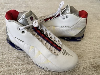 Nike Shox BB4 QS Toronto Raptors White Vince Carter Size 10.5 In