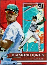 2022 Donruss Matt Olson DK 13 Oakland Athletics
