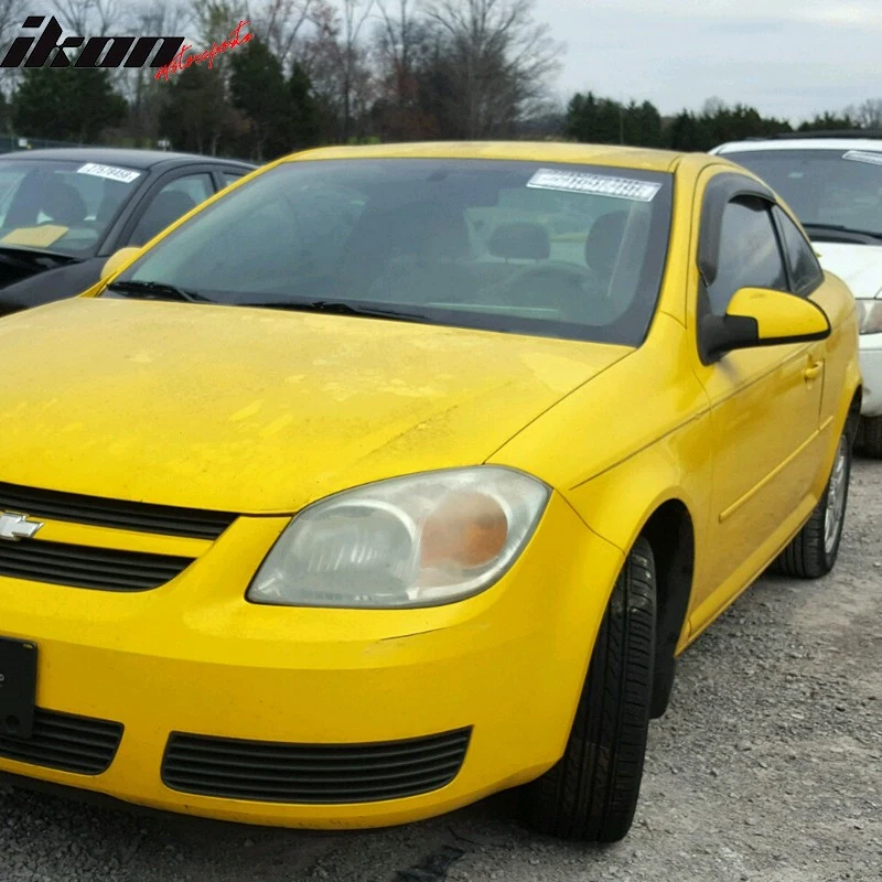 Se adapta a 05-10 Chevrolet Cobalt y Pontiac G5 cupé acrílico cinta adhesiva 2 piezas viseras de ventana Foto 2 de 4