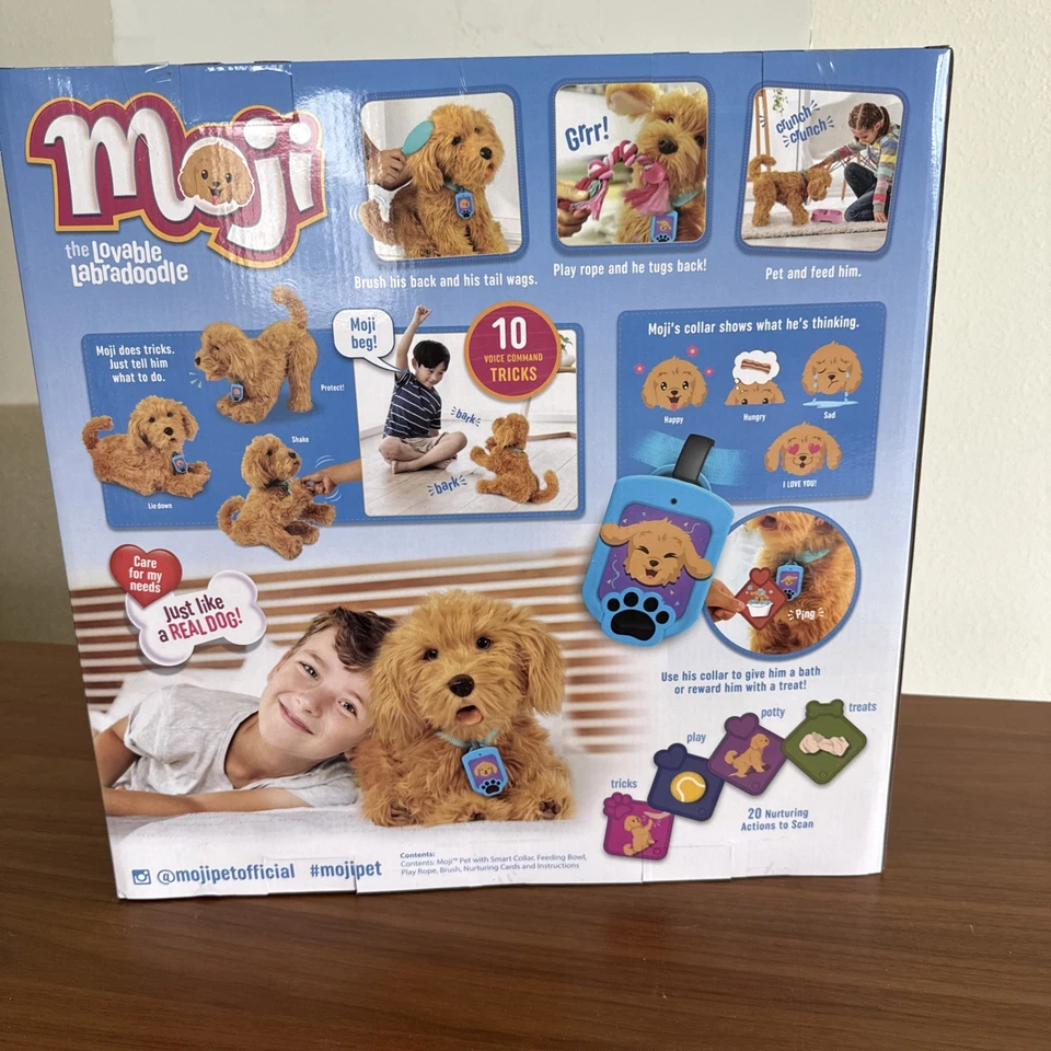 ¡NUEVO! Juguete interactivo para cachorros Moji The Lovable Labradoodle - 150+ reacciones Foto 3 de 4
