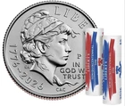 New Listing2026 Semiquincentennial P & D Emerging Liberty Dime 2-Roll Set SEALED In Hand