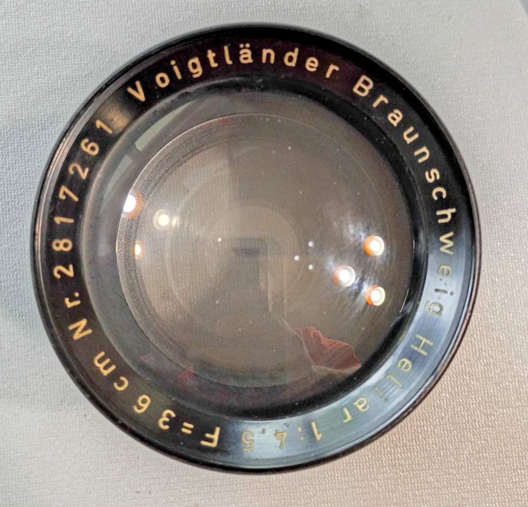 VOIGTLANDER BRAUNSCHWEIG HELIAR 36cm (360mm) f/4.5 LENS BRASS BODY