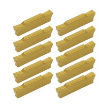 Indexable Grooving Inserts MGMN300-M 3mm, 10 Pcs, TiN Coated, CNC