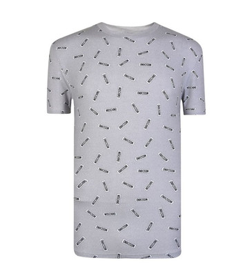 Underwear All Over Logo Print Grey Tshirt