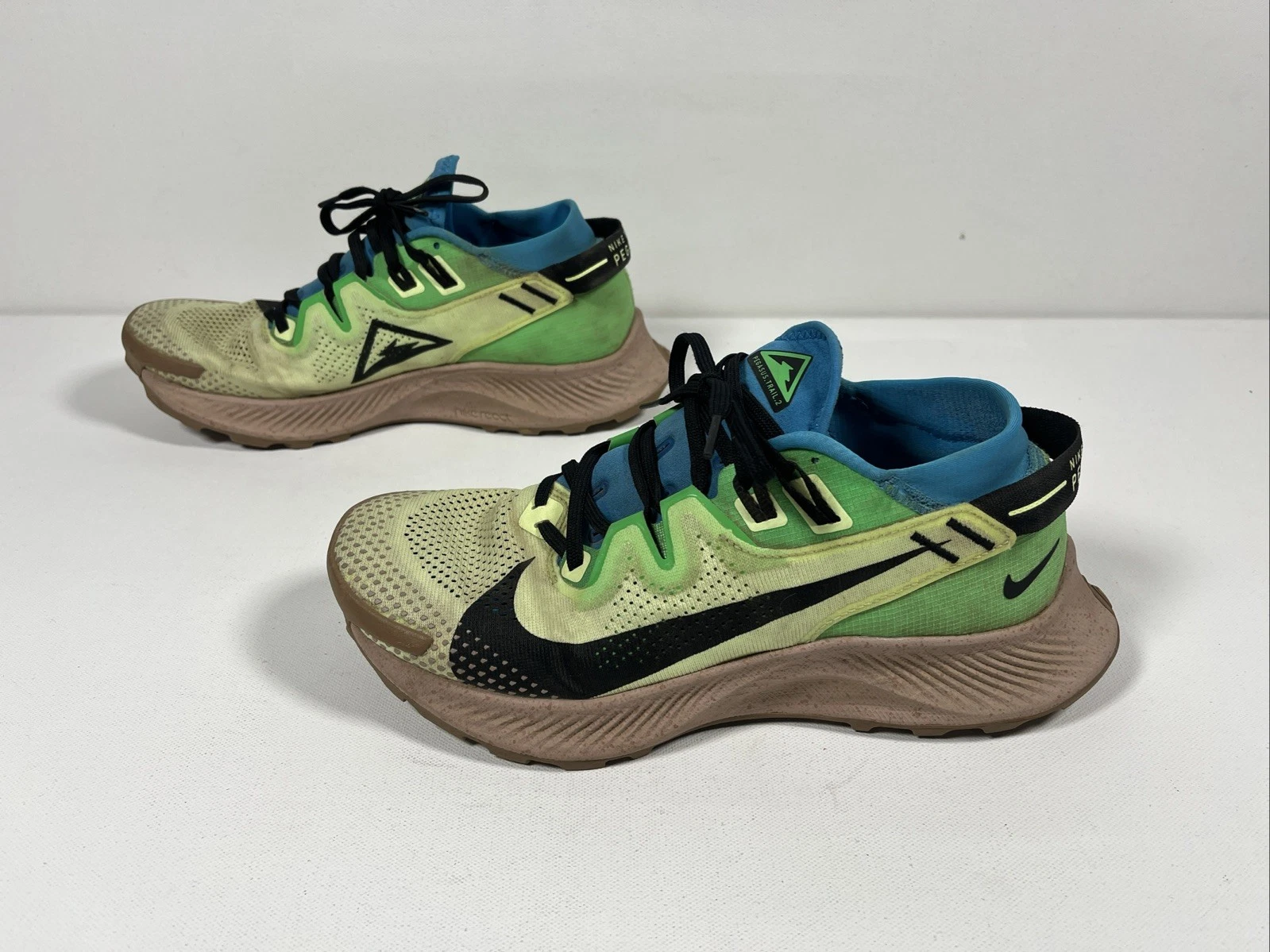 Nike Pegasus Trail 2 Barely Volt Shoes Hiking Running Ck4305-700 Men’s Size 8