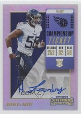 2018 Panini Contenders Rookie Championship Ticket /49 Harold Landry Auto 16yo
