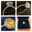 SPECTACULAR UNUSUAL BRILLIANT CRYSTAL SKULL & BONES SILVER RING ~LecoseBella — photo 1