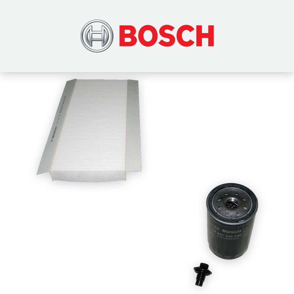 SERVICE KIT for FORD PUMA 1.6 1.7 BOSCH OIL CABIN FILTERS (1997-2002)
