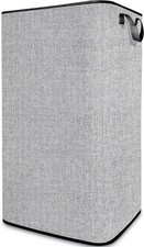 Large Laundry Hamper, Tall Laundry Hamper with Sturdy Handles, Collapsible Dirty