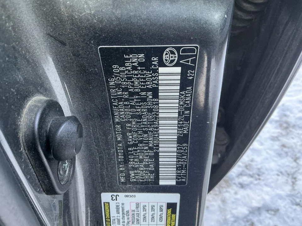 Temperature Control Manual Temperature Control Fits 09-13 COROLLA 806500 - Image 3 of 4