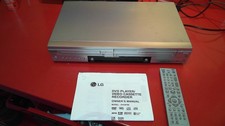 LG VCR DVD Video Cassette Recorder DVC8700 Combo Nicam 6 Head with remote & book