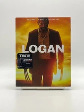 Logan (Blu-ray, 2017) Hugh Jackman - VG w/ Slipcover - Fast Shipping