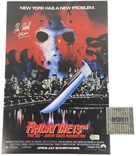 KANE HODDER signed 12x18 Poster Friday the 13th Part 8 Jason Takes Manhattan BAS KANE HODDER signed 12x18 Poster Friday the 13th Part 8 Jason Takes Manhattan BAS
