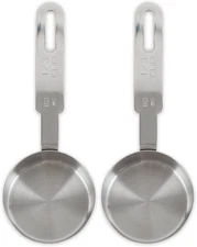 RSVP Endurance 18/8 Stainless Steel ⅓ Cup Measuring Cup (2-Pack)