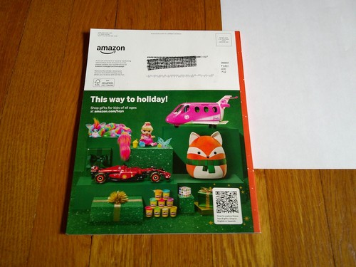 Amazon Holiday Kid's Gift Book Christmas Holiday Catalog 2025 Stickers ...