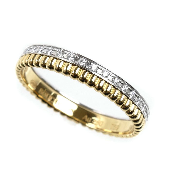 Boucheron QUATRE Radiant Ring Diamond 750YGWG US#8-1/4~8-3/4 P0085374