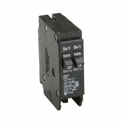 Eaton BR2015 1" Type BR Plug-On Circuit Breaker 120V 15-20A Replacement
