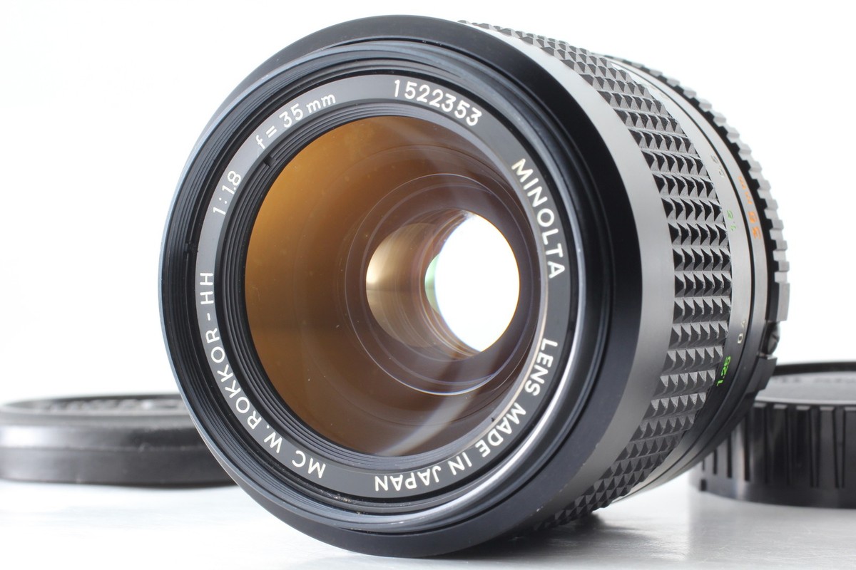 Exc+4] Minolta MC W.Rokkor-HH 35mm F1.8 Wide Angle MF Lens From
