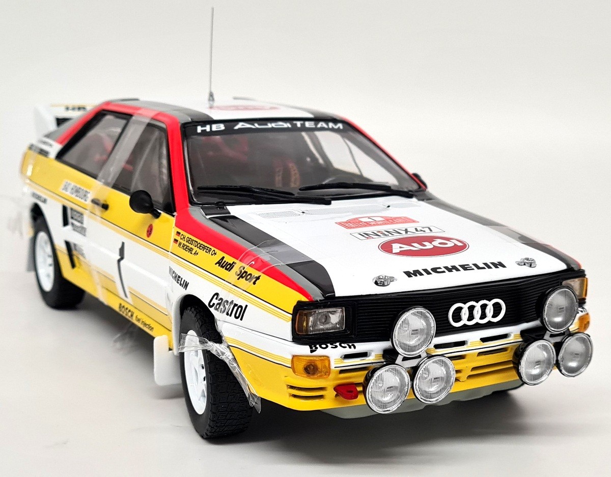 Sunstar 1/18 Audi A2 Quattro Winner Monte Carlo Rally 1984 #1 Scale Model Car