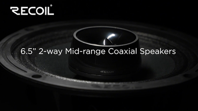 Recoil A-MX65 Pro Audio Midrange Coaxial Speakers w/ Built-in