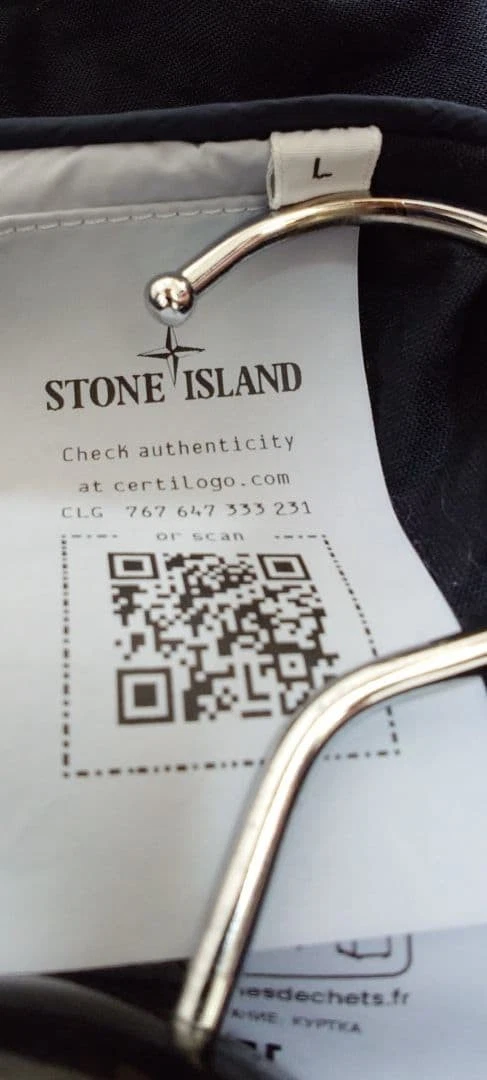 Stone Island Nylon Panama-TC Navy L Men's Jacket - product detail image 5