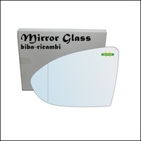 Glas RüCkspiegel Verchromt AsphäRisch Seite Sx-Guidatore FüR Volkswagen